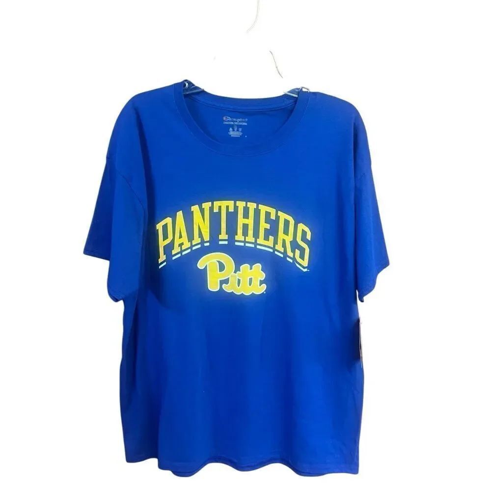 Champion Panthers Tee Shirt Sz XL Royal NWT